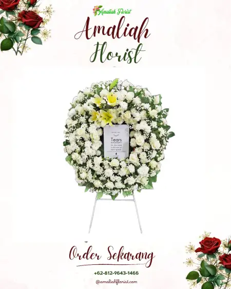 Krans Bunga Duka Ketapang