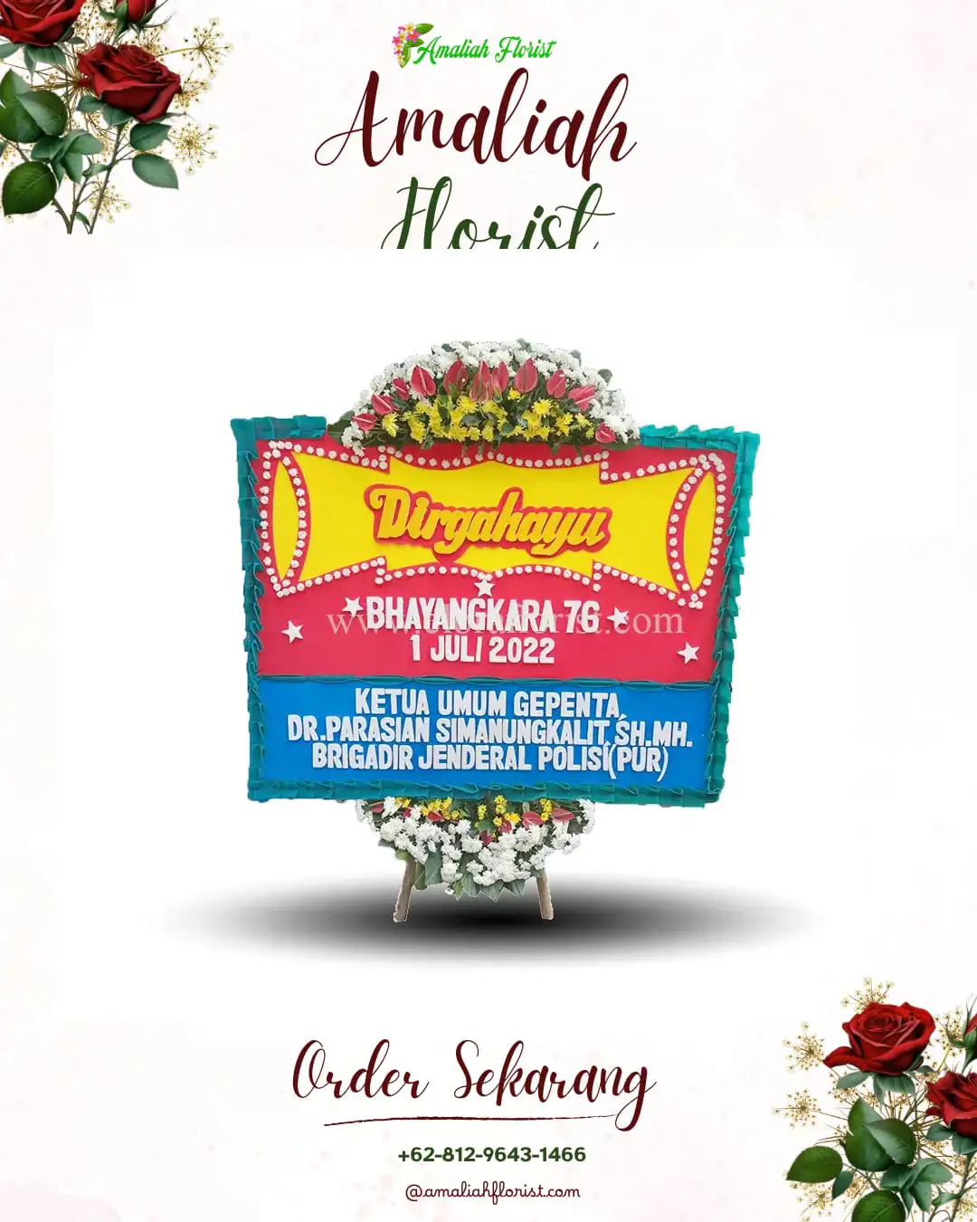 Papan Bunga HUT Ulang Tahun Ketapang